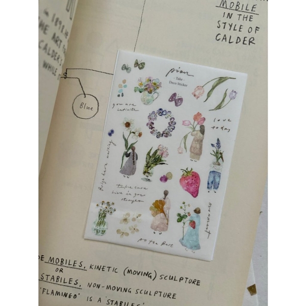 Các mẫu sticker sheet chất washi hãng Pion l Taiwan