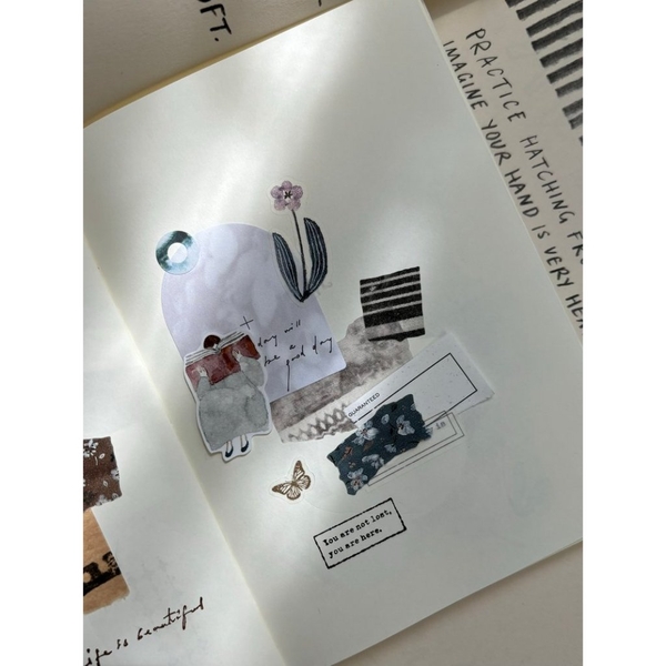 Các mẫu sticker sheet chất washi hãng Pion l Taiwan