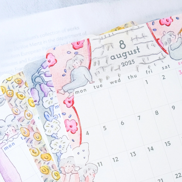 [Chiết 1 tờ] Monthly Planner Sticker 2025 | Chính hãng Dodolulu