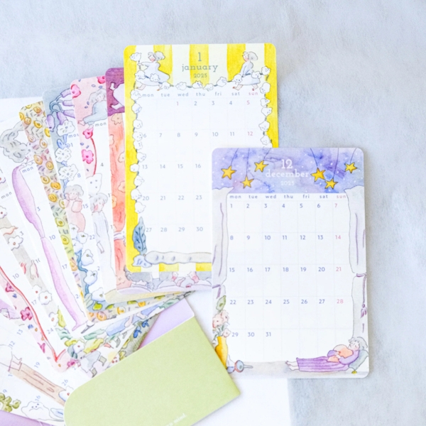 [Chiết 1 tờ] Monthly Planner Sticker 2025 | Chính hãng Dodolulu