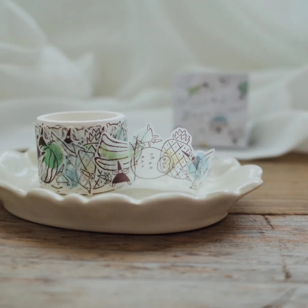 Washi dạng Die Cut Sticker Nisse Dopamine | Chính hãng Avocado Mori
