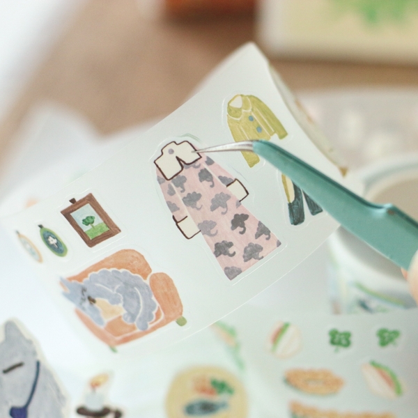 PET tape stickers 
