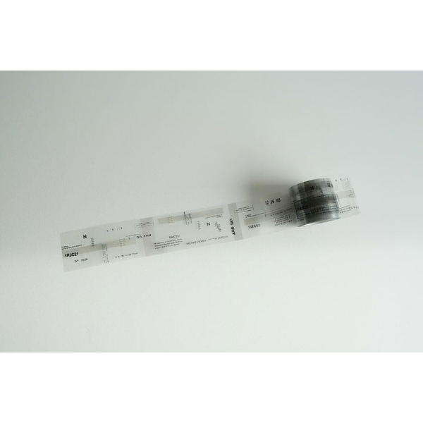 Chiết 1 mét các mẫu clear PET tape hãng Yohaku | Nhập từ Sapporo Nhật bản
