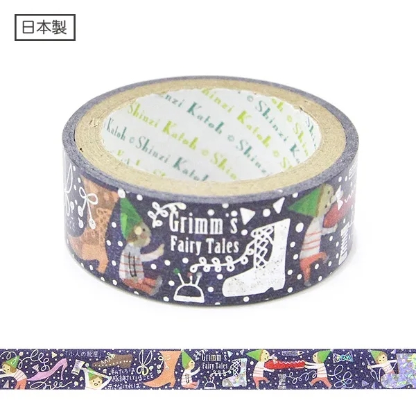 Các mẫu washi tape nhũ vàng holo Shinzi Katoh siêu lung linh