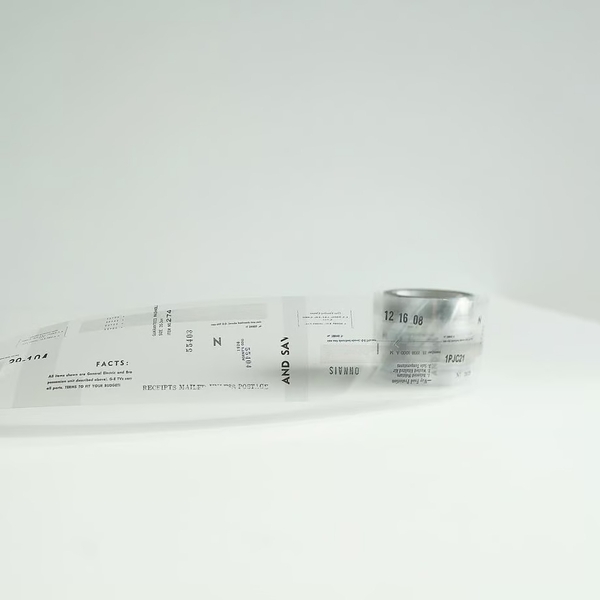 Chiết 1 mét các mẫu clear PET tape hãng Yohaku | Nhập từ Sapporo Nhật bản