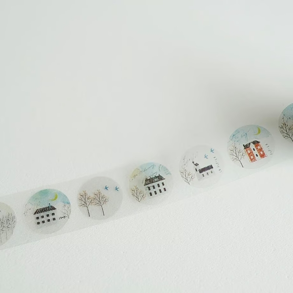 Chiết 1 mét các mẫu clear PET tape hãng Yohaku | Nhập từ Sapporo Nhật bản