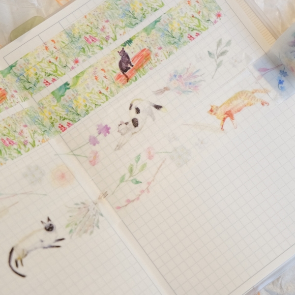 [Chiết 1 mét] Các mẫu washi hãng Paper Message | brand hot mới tại Nhật Bản