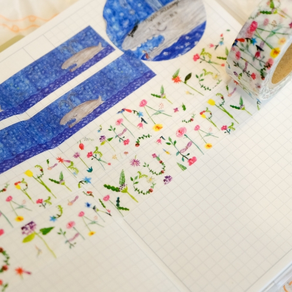 [Chiết 1 mét] Các mẫu washi hãng Paper Message | brand hot mới tại Nhật Bản