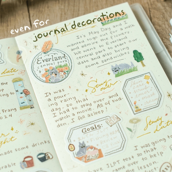 [Full tệp] Giấy frame note dạng Sticker | original by teayoushop