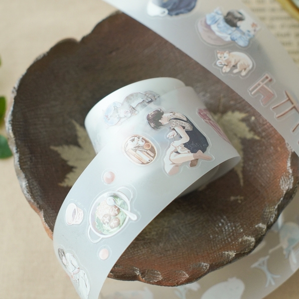 Chiết lẻ PET tape stickers 