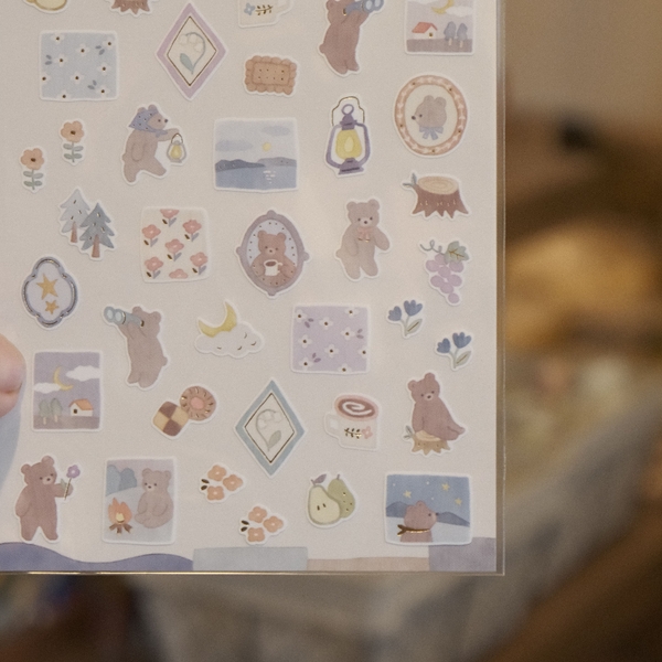 Sticker sheet Lampo Sticker Mini hãng Mindwave - Nhật Bản