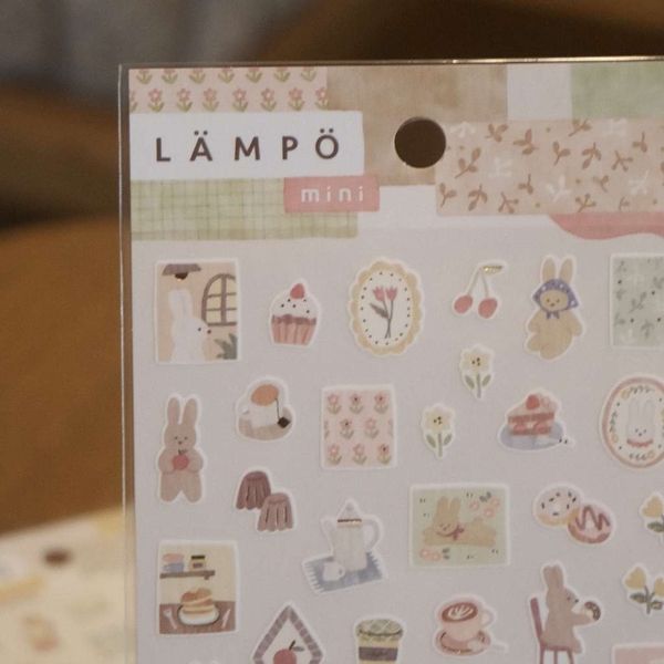 Sticker sheet Lampo Sticker Mini hãng Mindwave - Nhật Bản