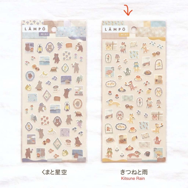 Sticker sheet Lampo Sticker Mini hãng Mindwave - Nhật Bản