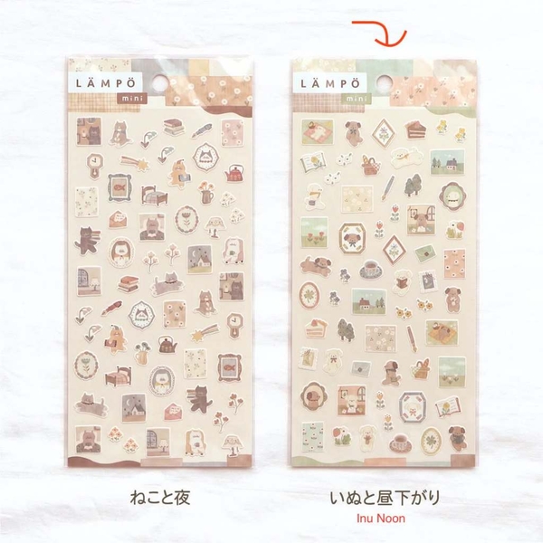 Sticker sheet Lampo Sticker Mini hãng Mindwave - Nhật Bản
