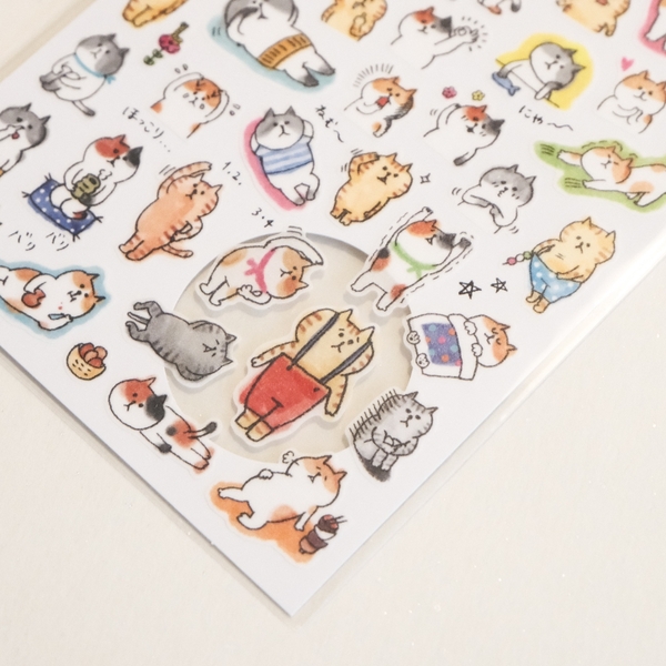 Các mẫu sticker Gorogoro Nyansuke hãng Mindwave | Nhật Bản