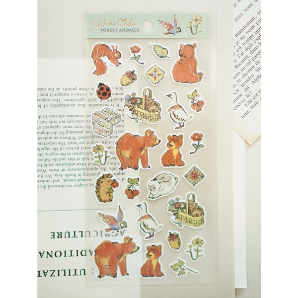 [2025] Các mẫu sticker giấy mỹ thuật Paper Seal | chủ đề mùa xuân | collab họa sĩ Nhật Bản