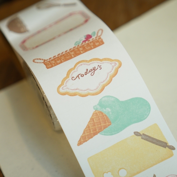 [Chiết lẻ 20 tờ] Các mẫu PETITE Sticky Rolls (giấy ghi chú dạng cuộn) | Phiên bản tí hon | Tegamisha Nhật Bản
