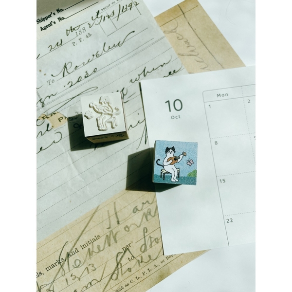 Các mẫu con dấu gỗ Daily Sam hãng Rikka Stationery