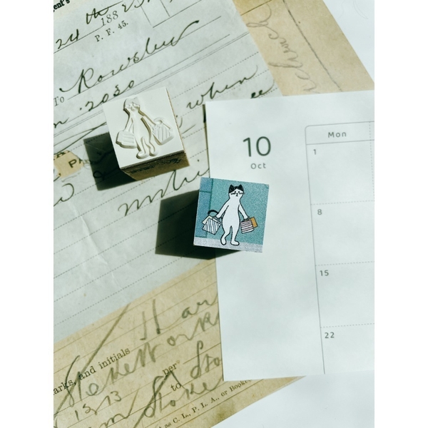Các mẫu con dấu gỗ Daily Sam hãng Rikka Stationery
