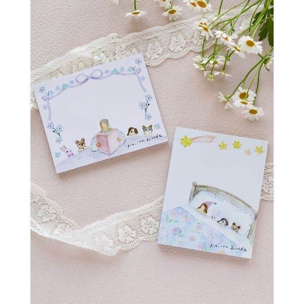 Các mẫu giấy Note Coquette in 1 mặt siêu xinh 🎀✨ | Hãng Kin.iro.hitode hot hit Nhật Bản