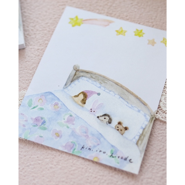 Các mẫu giấy Note Coquette in 1 mặt siêu xinh 🎀✨ | Hãng Kin.iro.hitode hot hit Nhật Bản