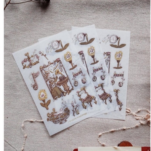 Các mẫu Print On (Sticker cạo) hãng Misshoegg Đài Loan