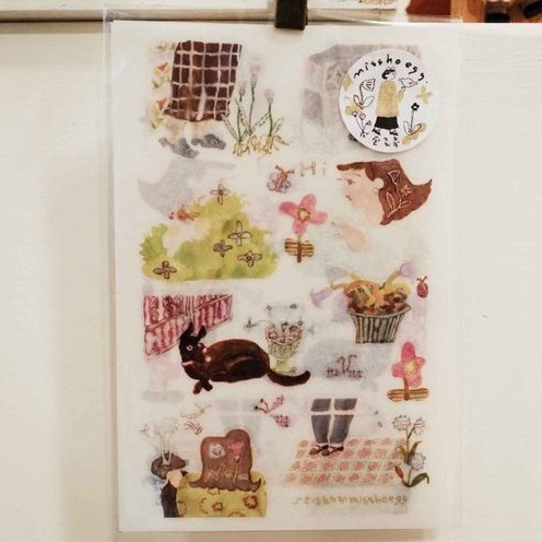 Các mẫu Print On (Sticker cạo) hãng Misshoegg Đài Loan