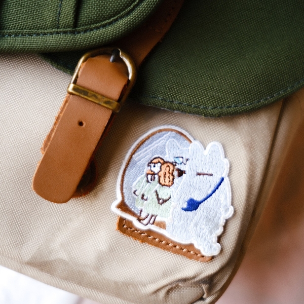 Hình thêu dạng pin cài/ pin ủi - Neko Boyfriend| teayoushop