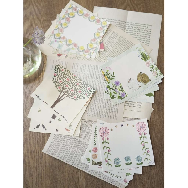 Set Giấy Note Mix 16 Tờ Xinh Xắn | Hãng Cozyca Nhật Bản