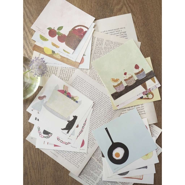 Set Giấy Note Mix 16 Tờ Xinh Xắn | Hãng Cozyca Nhật Bản