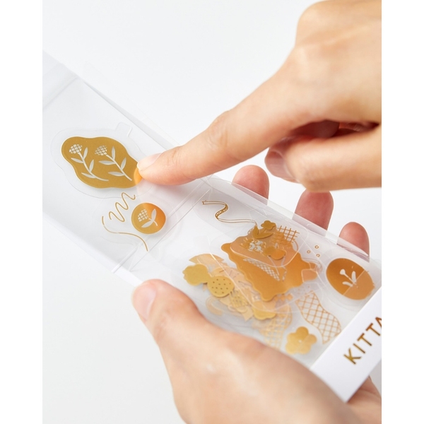 Các mẫu Kitta Transfer Sticker Nhũ Vàng
