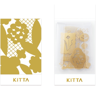 Các mẫu Kitta Transfer Sticker Nhũ Vàng
