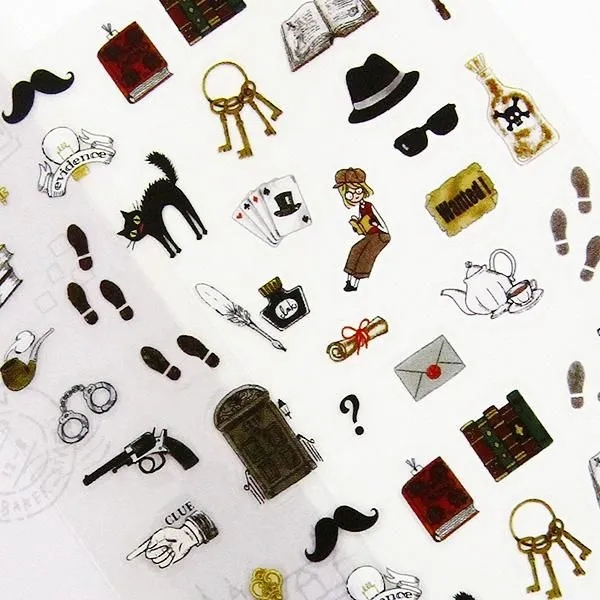 Các mẫu sticker sheet mini chất PET | hãng Shinzi Katoh Nhật Bản