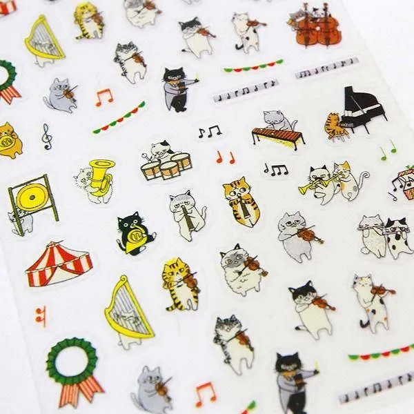 Các mẫu sticker sheet mini chất PET | hãng Shinzi Katoh Nhật Bản