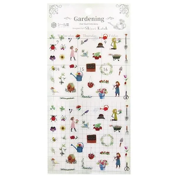 Các mẫu sticker sheet mini chất PET | hãng Shinzi Katoh Nhật Bản