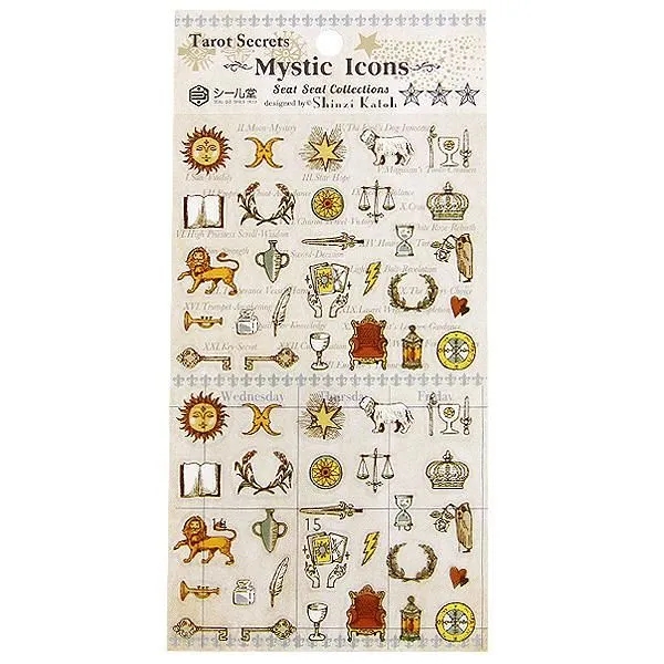Các mẫu sticker sheet mini chất PET | hãng Shinzi Katoh Nhật Bản