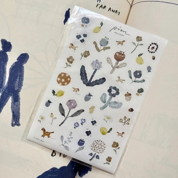 Các mẫu sticker sheet chất washi hãng Pion l Taiwan