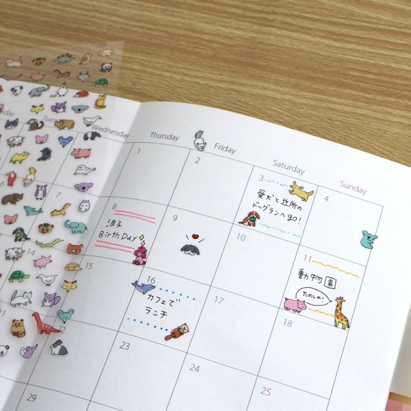 Các mẫu sticker chất pet chủ đề 