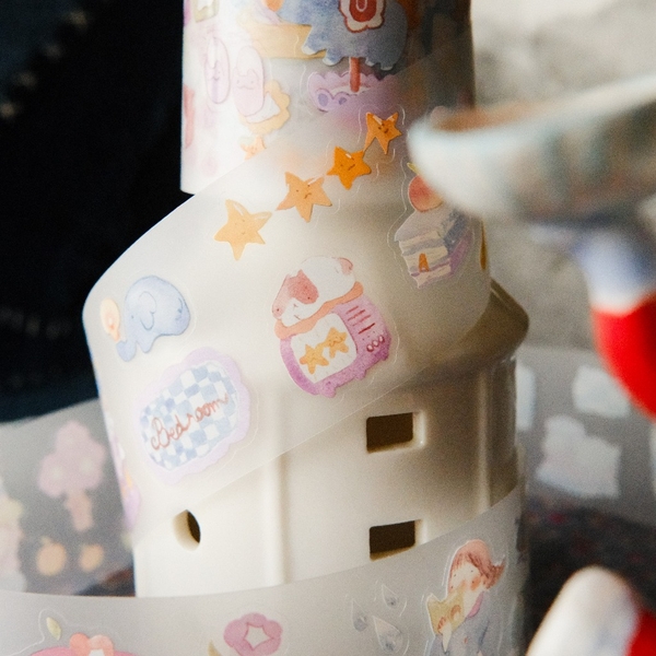PET Tape Stickers - hình dán bế sẵn 