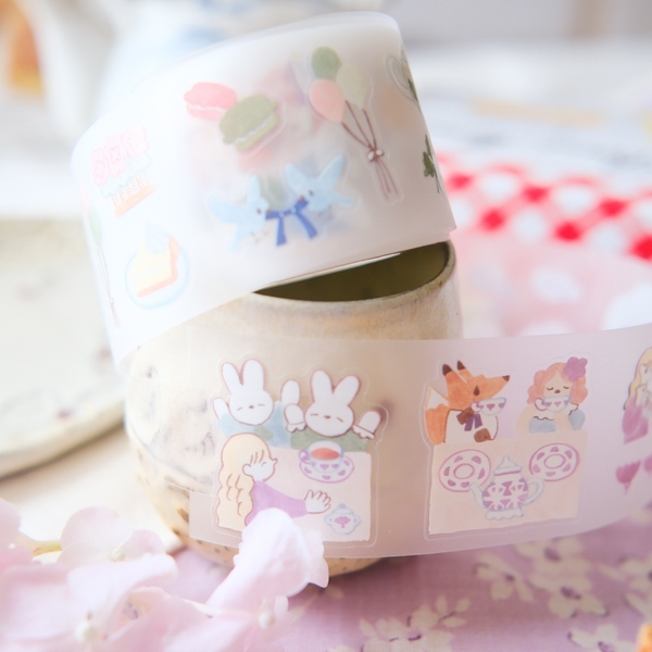 PET Tape Stickers - hình dán bế sẵn 