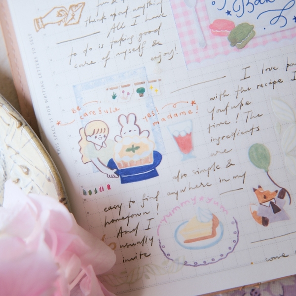 PET Tape Stickers - hình dán bế sẵn 