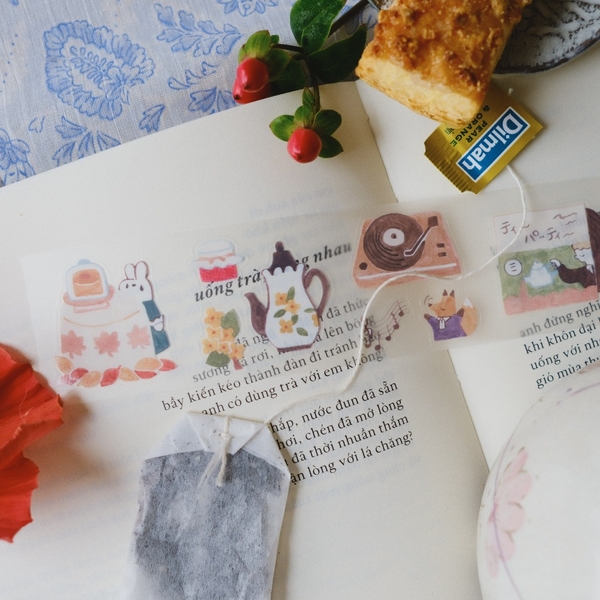 PET Tape Stickers - hình dán bế sẵn 