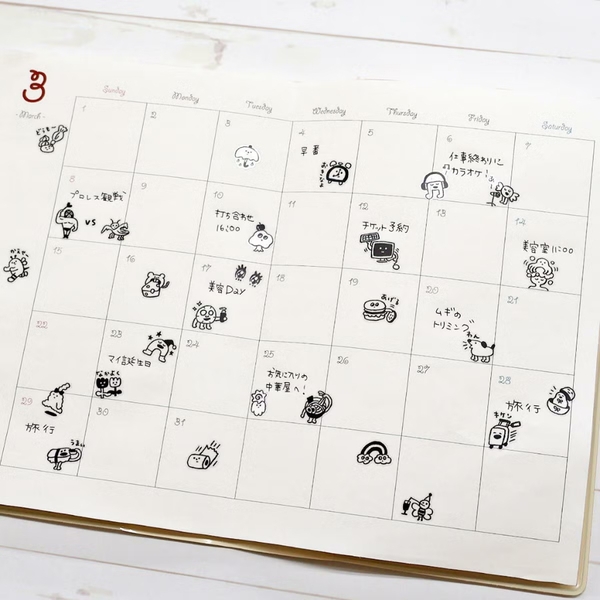 Các mẫu sticker sheet Mindwave hóm hỉnh dễ thương Spring 2026