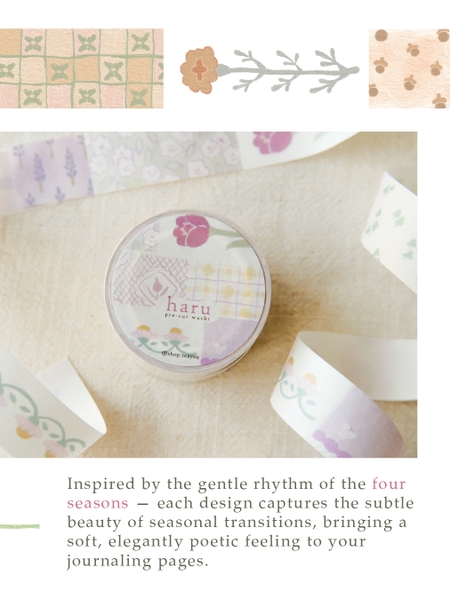 Các mẫu pre-cut washi tape 