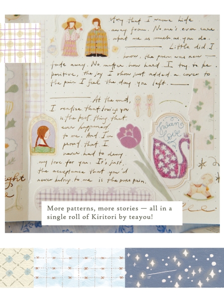 Các mẫu pre-cut washi tape 