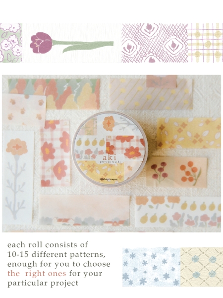 Các mẫu pre-cut washi tape 