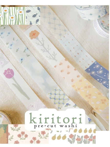 Các mẫu pre-cut washi tape 