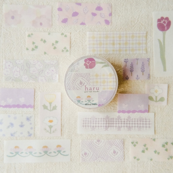Các mẫu pre-cut washi tape 