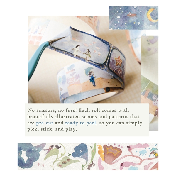 Các mẫu pre-cut washi tape 