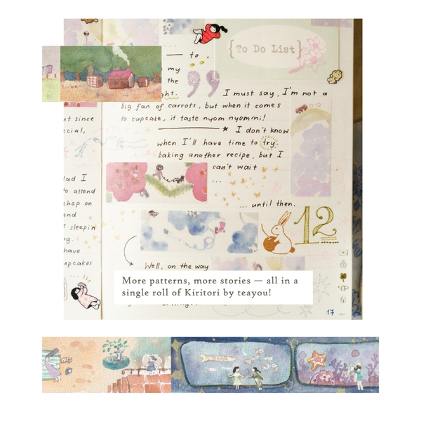 Các mẫu pre-cut washi tape 